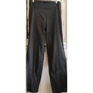 Soho Pants Stretchy Black and Silver Pattern